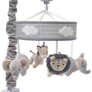 Gray Baby Mobile with Animals
